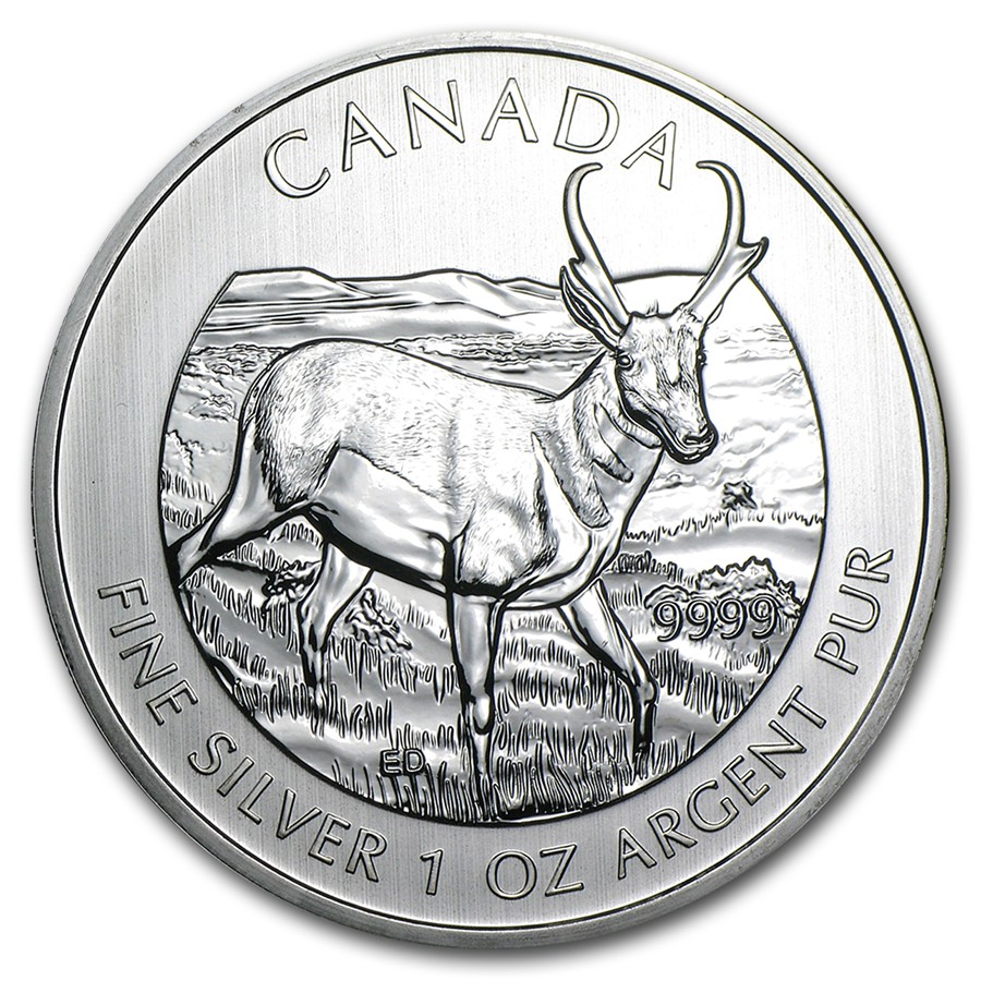Canada Wildlife Antilope 2013-1 1 ounce silver